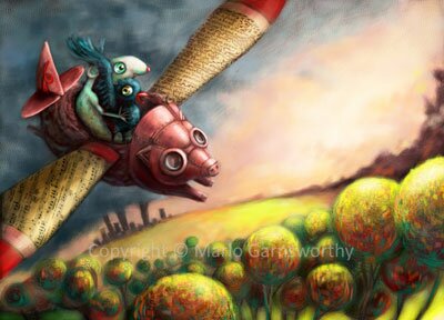 book illustration Pigs Might Fly